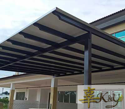 Glass Acp Polycarbonate Metal K Y Awning Renovation